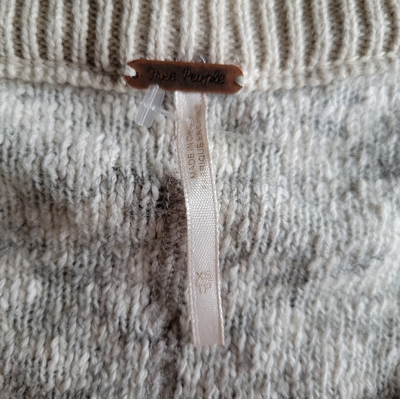 Free People Knit Sweater Gray XS - Picture 3 of 12